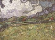 Vincent Van Gogh Wheat Field behind Saint-Paul Hospital (nn04) USA oil painting reproduction